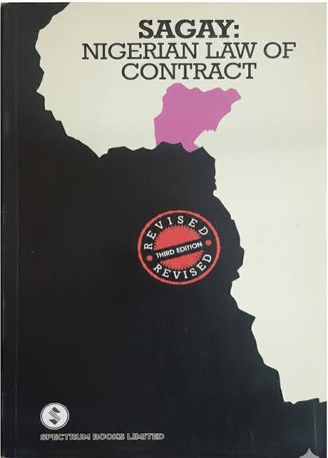 Nigerian Law of Contract by  Itsejuwa Esanjumi Sagay book cover